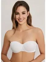 Adela Straplez Double Push-up Destekli Sütyen Eros ERSK160 Beyaz