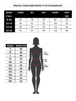 Akbeniz Çocuk Pamuk Uzun Kollu Pijama Takımı 4612 Bordo görsel 4