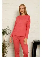 Akbeniz Kadın Pamuk Eşofman Takım 9036 Kırmızı