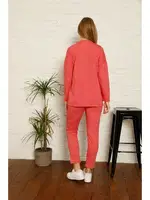 Akbeniz Kadın Pamuk Eşofman Takım 9036 Kırmızı farklı açı