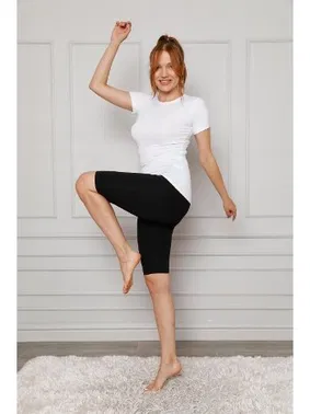 Akbeniz Akbeniz Microfiber Diz Üstü Tayt 5867 - Alternatif Görünüm