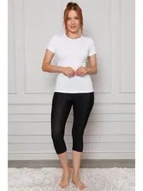 Akbeniz Akbeniz Microfiber Kapri Tayt 5864