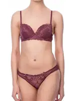 Pierre Cardin Angel Push Up Dantelli Regular Sütyen Takım 4561 Bordo farklı açı