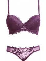 Pierre Cardin Angel Push Up Dantelli Regular Sütyen Takım 4561 Mor görsel 9