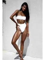 Angelsin Bikini üst Beyaz Beyaz farklı açı