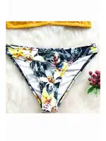 Angelsin Çiçekli Bikini Alt Çok Renkli Çok Renkli farklı açı