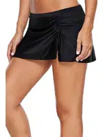 Angelsin Etekli Bütün Bikini Alt Siyah Siyah detay görünüm