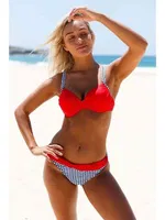 Angelsin Kırmızı Destekli Bikini Üst Çok Renkli görsel 4