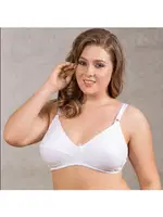 Pamuklu Balensiz Desteksiz Toparlayıcı Klasik Sütyen Anıl 0512 Beyaz görsel 8