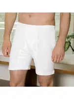 Erkek Pamuklu Klasik Uzun Paça Bokser Anıl 0017 Beyaz farklı açı