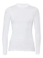 Açık Yaka Uzun Kol T-Shirt Anıt 2142 Beyaz detay görünüm