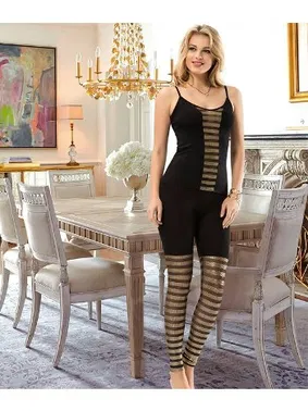 Derya Kurşun Askılı Kadın Tayt Takım Derya Kurşun 841-T