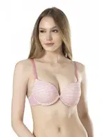 Basic Duble Dolgulu Tek Sütyen Fabony 3031 Pembe görsel 6