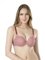 Basic Duble Dolgulu Tek Sütyen Fabony 3031 Bordo görsel 4