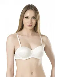 Fabony Basic Sırtı Şeffaf Boş Cup Tek Sütyen Fabony 3021