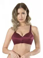 Basic Toparlayıcı Sütyen Fabony 3070 Bordo farklı açı