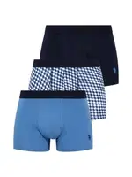 Baskılı ve Karışık Renkli 3lü Boxer U.S. Polo Assn. 80256 Görsel