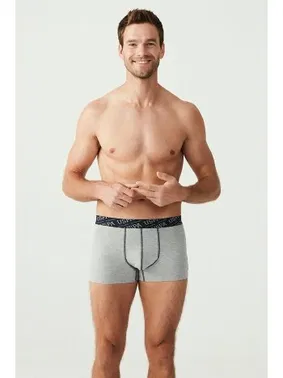 Us. POLO Assn. Bel Lastiği Baskılı Biye Detaylı 3lü Boxer U.S. Polo Assn. 80336 - Alternatif Görünüm