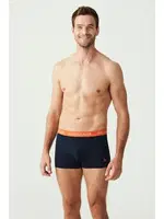 Bel Lastiği Renkli Kısa Paça 3lü Boxer U.S. Polo Assn. 80253 Lacivert görsel 6