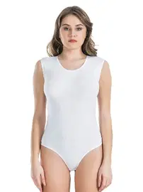 Derya Kurşun Bisiklet Yaka Kolsuz Çıtçıtlı Kadın Body Derya Kurşun 318