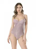 Dantelli Bodysuit Fabony 3800 Pudra görsel 5