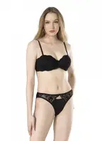 Boş Cup Sütyen Takım Fabony 4131 Siyah