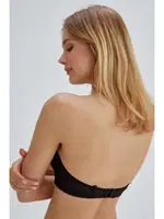 Camellia Straplez Boş Cup Tek Sütyen Eros ERSK140 Siyah detay görünüm