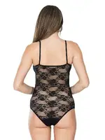 Dantelli Askılı Kadın Body Derya Kurşun 314 Siyah detay görünüm