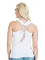 Dekolte Güpürlü Kadın Atlet Derya Kurşun 172 Beyaz