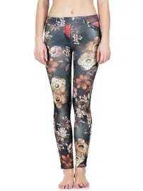 Derya Kurşun Desenli Kadın Tayt Derya Kurşun 461