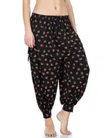 Desenli Manşetli Şalvar Derya Kurşun D01 Çok Renkli detay görünüm