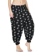 Desenli Manşetli Şalvar Derya Kurşun D02 Çok Renkli detay görünüm