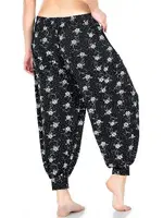 Desenli Manşetli Şalvar Derya Kurşun D02 Çok Renkli görsel 4