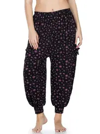 Derya Kurşun Desenli Manşetli Şalvar Derya Kurşun D03