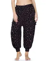 Desenli Manşetli Şalvar Derya Kurşun D03 Çok Renkli