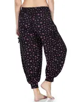 Desenli Manşetli Şalvar Derya Kurşun D03 Çok Renkli görsel 4