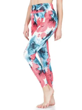 Derya Kurşun Desenli Yüksek Bel Kadın Tayt Derya Kurşun 0606