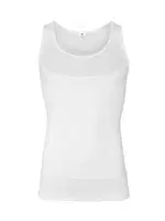 Doreanse Erkek Pamuklu Göğüs Sıkıştırma ve Vücut Şekillendirici Atlet Korse 5965P Beyaz