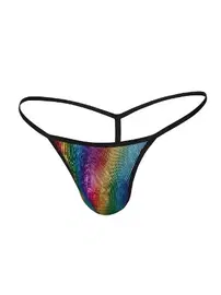 Doreanse Doreanse Erkek Polyamid Çok Renkli Parlak Tanga String 1300