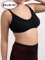 DoReMi %100 Doğal Pamuk Comfort Sütyen Siyah görsel 8