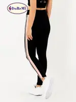 Çift Çizgili Tayt DoReMi Active Sportive 002-000869 Siyah görsel 8