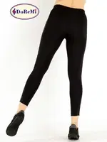 DoReMi Active Sportive Parlak Çizgili Tayt Siyah görsel 6