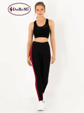 DOREMI DoReMi Active Sportive Üç Çizgili Tayt - Alternatif Görünüm