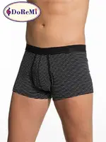 DoReMi Anton Cotton Erkek Boxer Siyah detay görünüm