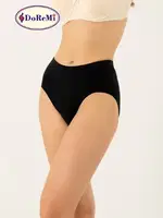 DoReMi Bayan Pamuklu 3Lü Külot Siyah Beyaz Ten farklı açı