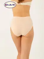 DoReMi Bayan Pamuklu 3Lü Külot Siyah Beyaz Ten görsel 5