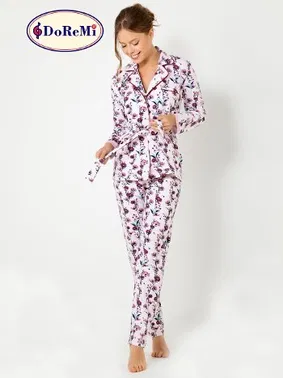 DOREMI DoReMi Önden düğmeli Bayan Pijama Takımı