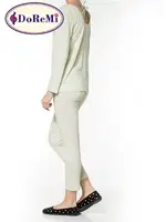 Su Yeşili Uzun Kol Doremi Pijama Takımı Su Yeşili farklı açı