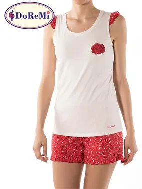 DOREMI DoReMi Mini Şort Bayan Pijama Takımı - Alternatif Görünüm