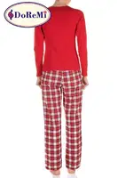 MoonDream DoReMi Pijama Takımı Kırmızı görsel 4